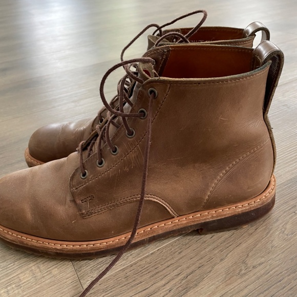 Rancourt and Co mens brown boots . Made in Maine main image 4